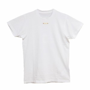 [即日発送]メゾンマルジェラ レディース&メンズ Tシャツ カットソーLサイズ/MaisonMargiela クルーネック 半袖 ワンポイント Tシャツ カ