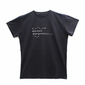 [即日発送]メゾンマルジェラ レディース Tシャツ カットソーXSサイズ/MaisonMargiela 半袖 クルーネック ロゴ Tシャツ カットソー ブラッ