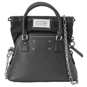 メゾンマルジェラ レディース ショルダーバッグ/ハンドバッグ 手提げバッグ 手提げかばん/MaisonMargiela 5AC MICRO BAG 2WAY レザー チ