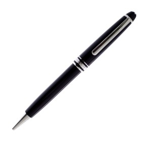 [即日発送]モンブラン ボールペン/MONTBLANC ツイスト式 ボールペン ブラック シルバー 送料無料/込 父の日ギフト