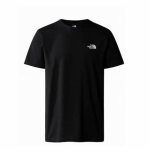 [即日発送]ザノースフェイス メンズ Tシャツ カットソーMサイズ/THE NORTH FACE 半袖 クルーネック ロゴ Tシャツ カットソー ブラック 送