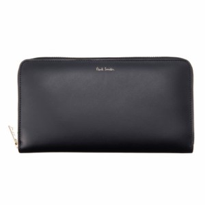 ポールスミス メンズ 長財布 ロングウォレット/Paul Smith ラウンドファスナー レザー 長財布 ロングウォレット BLACK 送料無料/込 誕生