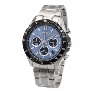 セイコー メンズ 腕時計/SEIKO クロノグラフ 3連ブレス ステンレス 腕時計 グレー/シルバー 送料無料/込 母の日ギフト