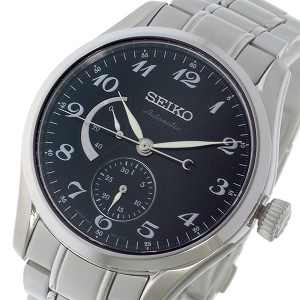 セイコー メンズ 腕時計/SEIKO プレサージュ PRESAGE 自動巻き 腕時計 ブラック 送料無料/込 誕生日プレゼントの通販はau