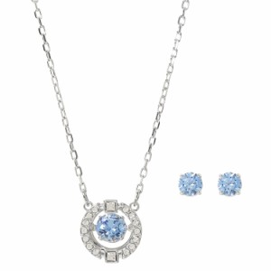 スワロフスキー レディース ネックレススタッドピアスセット ジュエリーセット ペンダント/SWAROVSKI ラインストーン ネックレススタッド