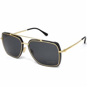 トムフォード メンズ&レディース サングラス/TOM FORD セミオート型 アジアンフィット UVカット サングラス グレー/ブラック/ゴールド 送