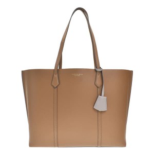 トリーバーチ レディース トートバッグ ショルダーバッグ ハンドバッグ/TORY BURCH PERRY TRIPLE-COMPARTMENT TOTE レザー ロゴ シンプル