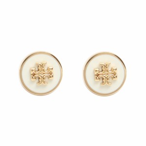 [即日発送]トリーバーチ レディース スタッドピアス イヤリング/TORY BURCH ロゴモチーフ スタッドピアス イヤリング ゴールド アイボリ