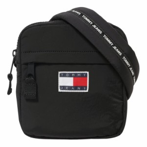 トミーヒルフィガー メンズ&レディース ショルダーバッグ/TOMMY HILFIGER 斜めがけ 無地 ロゴ ショルダーバッグ BLACK 送料無料/込 父の