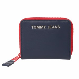 トミーヒルフィガー レディース&メンズ 二つ折り財布/TOMMY HILFIGER 無地 ロゴ シンプル 二つ折り財布 Twilight Navy 送料無料/込 父の