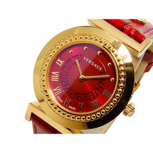 ヴェルサーチェ レディース 腕時計/VERSACE 腕時計 レッド 送料無料/込 誕生日プレゼント