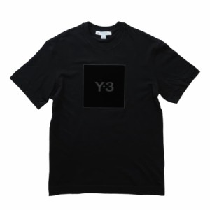 ワイスリー メンズ Tシャツ カットソーSサイズ/Y-3 半袖 クルーネック ロゴプリント Tシャツ カットソー ブラック 送料無料/込 父の