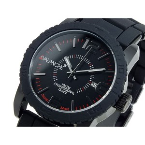 アバランチ メンズ 腕時計/AVALANCHE 腕時計 ブラック×ブラック 送料無料/込 母の日ギフト
