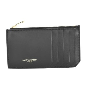 サンローラン レディース コインケース フラグメントケース カードケース/SAINT LAURENT YSL CREDIT CARD HOLD レザー ロゴ コインケース