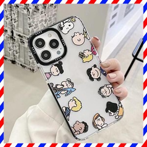 スヌーピー iPhone 14 用 ケース Snoopy スマホケース iphone 用 ケース 薄型【透明】 ソフトT・・・