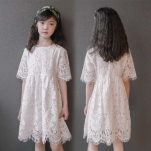 子供服 ワンピース チュニック 子供ドレス ジュニア ベビー服 おしゃれ 可愛い お姫様 誕生日 通学着 新品 半袖 春夏 女の子 キッズワン