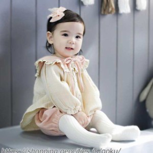 4点セット ベビー服 トップス ブルマ ショートパンツ 赤ちゃん 1歳 2歳 3歳 女の子 女児 セットアップ 上下セット 長袖 普段着 無地 秋