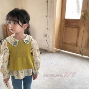 キッズ 春秋 韓国子供服 ベスト あったか 子供 防寒 春用 秋用 90 100 110 120 130 140cm 女の子