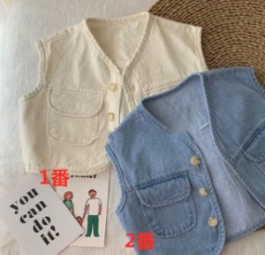 ベスト 子供服 キッズ こども 洋服 服 子供用タンクトップスレディースファッション トップス タンクトップ