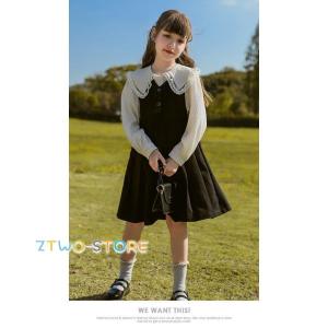入学式 ワンピース スーツ 女の子 フォーマル キッズ 子供 卒業式 演奏会 長袖 シャツ ワンピーススーツ ジュニア 入園式 発表会 ピアノ