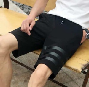 メンズ ハーフパンツ スポーツ ランニング ルームウェア 黒 M L XL