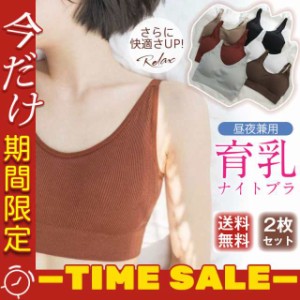 ナイトブラ ブラジャー ノンワイヤー 2枚セット シームレス 脇肉補正 安い ブラトップ 昼夜兼用 揺れない スポーツブラ 育乳