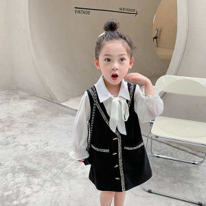 子供服 ワンピース 女の子 韓国子供服 キッズ 春服 長袖ワンピース 蝶結び Aライン 子供ドレス 結婚式 誕生日 七五三 お姫様 ベビー服 お