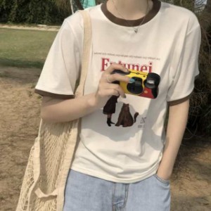 トップス Tシャツ 白シャツ グレー 白 袖あり 半袖 Uネック ラウンドネック スリム タイト 細身 かわいい 大人可愛い きれいめ シンプル