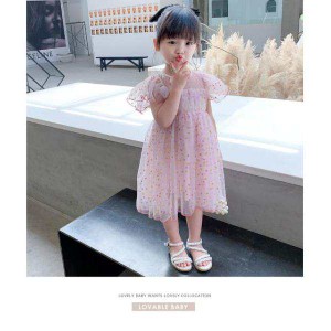 子ども服 キッズ 女の子 華やか  パーティードレス 韓国子供服 チュール キッズ シフォン おしゃれ かわいい  