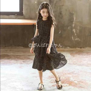 新作 韓国子供服 ワンピース キッズ ロング丈 女の子 子ども 子供ドレス dress オールインワン 涼しい 薄手 超人気  110cm 120cm 130cm 1