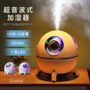 2022 給水 加湿器 乾燥予防 湿潤 LEDライト 安全 ワンタッチ操作 USB-C入力 ギフト 子供の日 誕生日 入学祝い かわいい