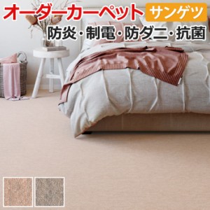 カーペット サンゲツ サンフランネル 幅250cm×長さ50cm 以内で サイズオーダー ループパイル ウール混 日本製