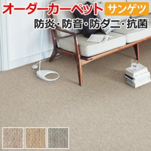 カーペット サンゲツ サンシンフォニーII 約250×250cm 以内で サイズオーダー 切りっぱなし ロック無し 防音 防炎 制電 カンガバック 家