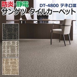 サンゲツタイルカーペット 約50×50cm 1枚 DT-4800 テネロIII (R) 床材 カーペット パネルカーペット マット ラグ DIY 模様替え 施設 店