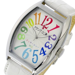 フランク三浦 クオーツ メンズ 腕時計 FM06IT-CRWH ホワイト マルチ ネット限定 ホワイト ラッピング可 送料無料 即日発送