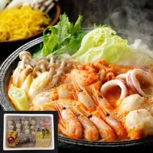 北海道 海鮮キムチ鍋 Cセット 白菜キムチ400g 各種具材 ギフト対応可 送料無料