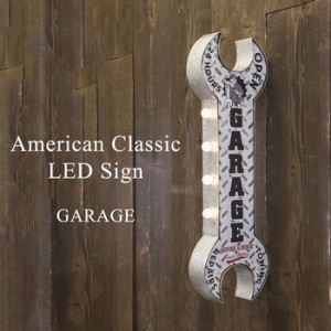 American Classic LED Sign アメリカンクラシック GARAGE 送料無料