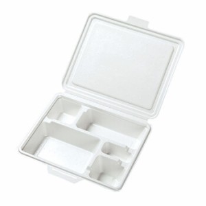 和食器 紙弁当BOX 25個入 白 生成 テイクアウトの器 送料無料