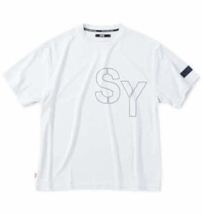 大きいサイズ SY32 by SWEET YEARS ステンシルロゴ半袖Tシャツ 3L 4L 5L 6L ラッピング可 送料無料 即日発送