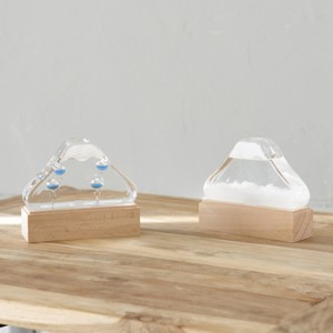 富士山ストームグラス＆ガラスフロート温度計セット インテリアアイテム Fun Science 送料無料