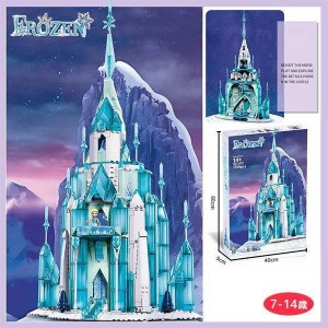  互換品  ブロック アナ プリンセス アナと雪の女王 エルサ 2 プリンセス エルサのアイスキャッス クリスマス プレゼント 新品