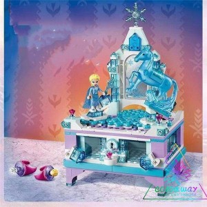 互換品 ブロック プリンセス アナと雪の女王2’エルサのジュエリーボックス クリスマスプレゼント 新品 女の子おもちゃ