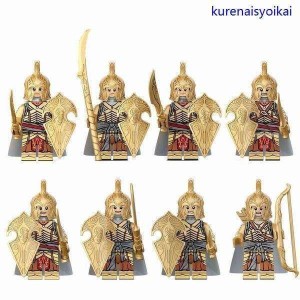  ミニフィグ エルフ戦士 Noldo 兵士 Golodh他8体Pセット 互換品 クリスマス プレゼント