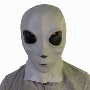 ハロウィーン宇宙人 異星人 マスク エイリアン パーティーマスク 仮装マスク 変装 お面 かぶりもの 仮装イベン アイテム ハロウィーン マ