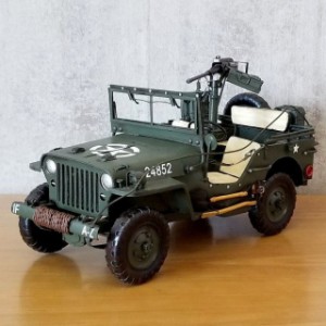 トラック 軍用車 ミリタリー ブリキのおもちゃ ヴィンテージ アンティーク 車 雑貨 レトロ インテリア ドールハウス 小物 BJD人形 ブライ