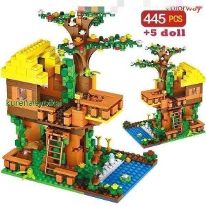 LEGO ブロック ジャングルツリーハウスのビルディングブロック 子供の 互換 クリスマスプレゼント
