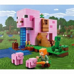 マインクラフト  マインクラフト 豚の部屋 おもちゃ ブロック  互換