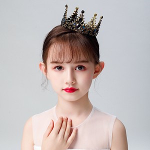 子供ヘッドドレス 髪飾り ティアラ クラウン ヘアアクセサリー ウェディング ゴージャス フォーマル 着物 成人式 子供の日 誕生日 結婚式