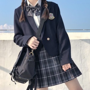 JK制服 女子高生 学校制服 春秋用 スカートセット スーツ スクール仮装 蝶ネクタイ シャツ コスチューム JKコスプレ ジャケット クラスの