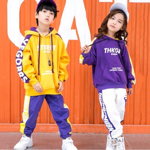 ダンス衣装 子供 セットアップ ヒップホップ パーカー ダンスウェア キッズダンス衣装 2点セット フード付き 子供服 女の子 男の子 上下